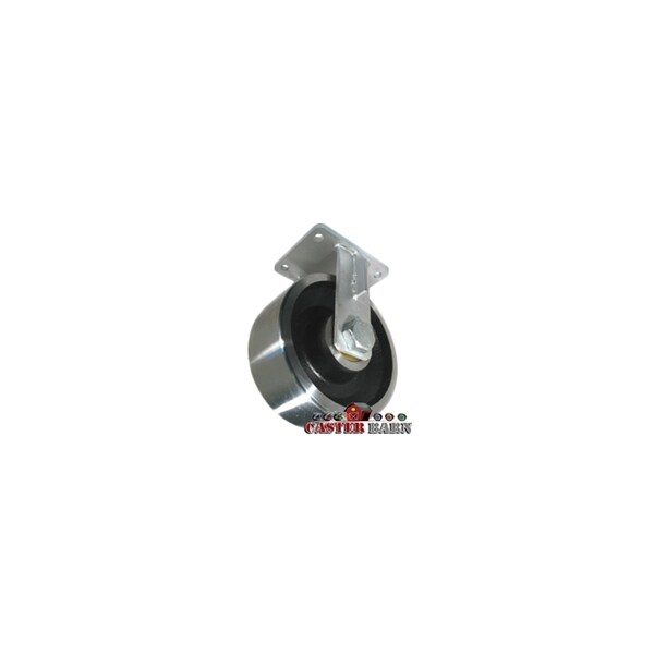 10"x4" Kingpinless Heavy Duty Rigid Caster, Forged Steel Wheel, 18